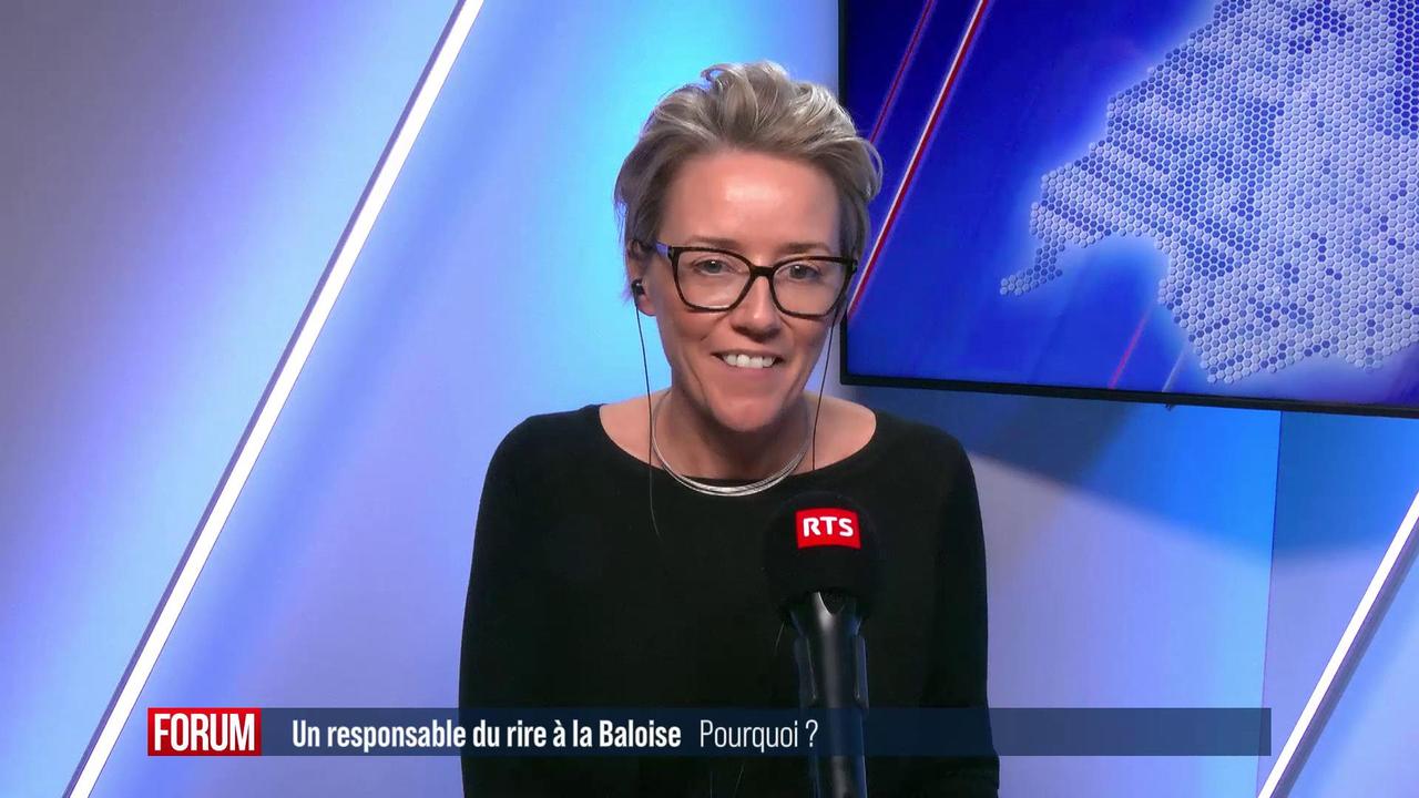 Carole Wittmann, co-fondatrice de l'observatoire des risques psychosociaux et spécialiste de leur prévention. [RTS]