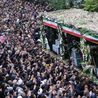 Iran: des centaines de milliers de personnes présentes aux funérailles du président Raissi [EPA/Keystone - STRINGER]