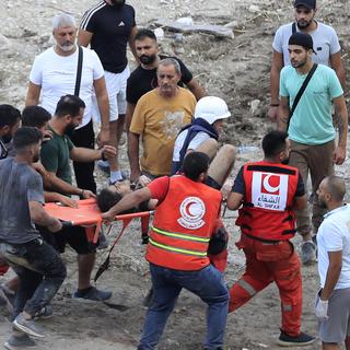 Dans le sud du Liban, il ne reste plus qu'un seul centre de soin, les autres hôpitaux ayant fermés à cause des bombardements et destructions de l'armée israélienne. [Keystone/AP Photo - Mohammed Zaatari]