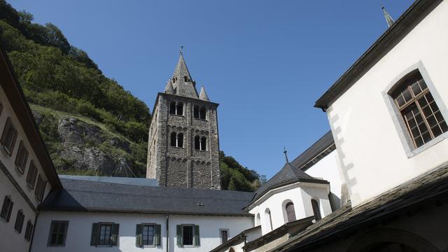 Lancement d’un appel à témoins suite aux abus sexuels à l’abbaye de St-Maurice. [KEYSTONE - JEAN-CHRISTOPHE BOTT]