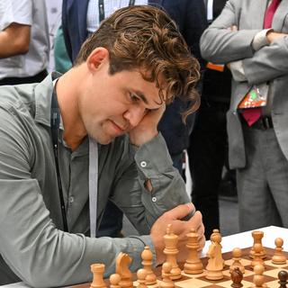 Le champion d'échecs Magnus Carlsen. [KEYSTONE - EPA/TIBOR ILLYES HUNGARY OUT]