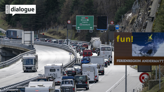 En plein bouchons de Pâques, quelles mesures contre les embouteillages en Suisse? [Keystone - Urs Flueeler]