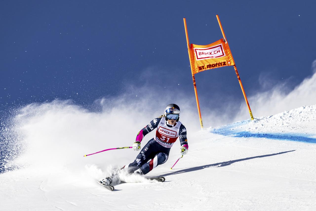 L'ancienne "Speed Queen" a décroché une prometteuse 14e place dans les Grisons. [KEYSTONE - JEAN-CHRISTOPHE BOTT]