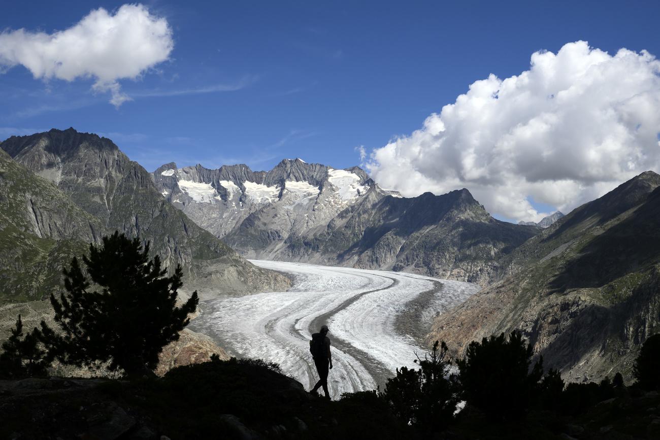 Le permafrost continue de dégeler en Suisse en de nombreux endroits (image d'illustration). [Keystone - Anthony Anex]