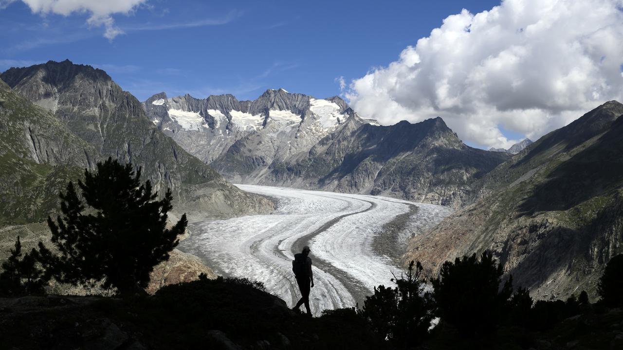 Le permafrost continue de dégeler en Suisse en de nombreux endroits (image d'illustration). [Keystone - Anthony Anex]