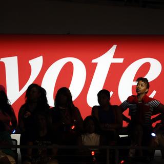 L'élection présidentielle américaine aura lieu demain. [Keystone/AP Photo - Annie Mulligan]