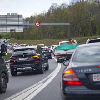 La taxation des véhicules fait débat à Genève. [Keystone - Salvatore Di Nolfi]