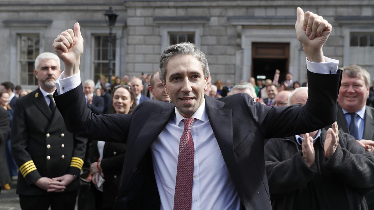 Simon Harris est le nouveau Premier ministre irlandais [Keystone/AP Photo - Peter Morrison]