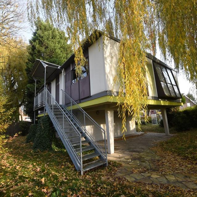 Une maison conçue par Jean Prouvé. [AFP - © Francois Lo Presti]