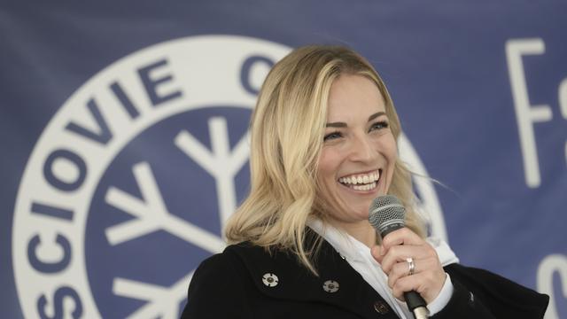 Lara Gut-Behrami se projette sur les JO 2026 de Milan-Cortina. [KEYSTONE - PABLO GIANINAZZI]