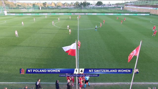 La Suisse s'est finalement imposée 4-1 contre la Pologne.
