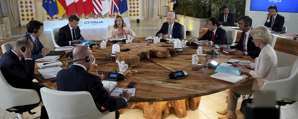 Le G7 à la conférence ''Afrique, changement climatique et développement'', Borgo Egnazia.