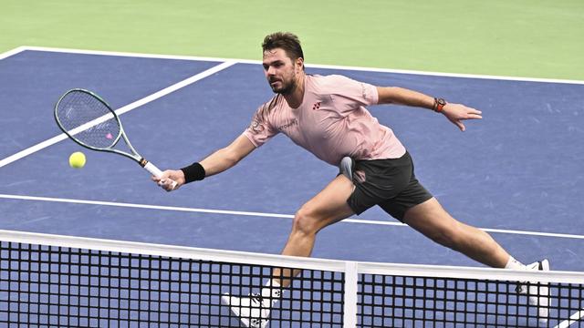 Stan Wawrinka n'a pas réussi à franchir les 8es à Bratislava. [KEYSTONE - CLAUDIO BRESCIANI]