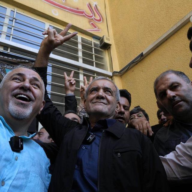 Massoud Pezeshkian, fraîchement élu à la présidence de l'Iran, est favorable à l'ouverture [Keystone]