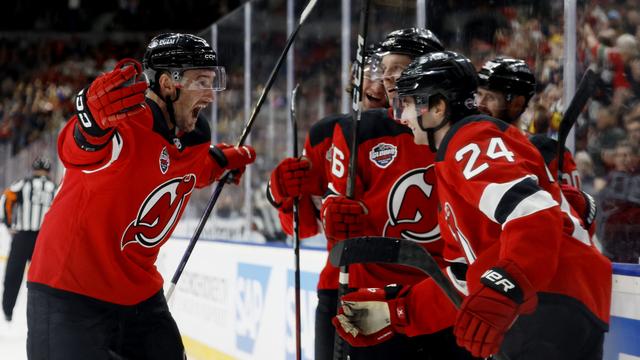 New Jersey a remporté une seconde victoire en deux jours sur la glace de Prague. [REUTERS - David W Cerny]