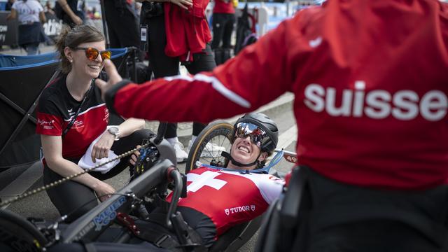 Sandra Fuhrer a récolté une belle médaille de bronze. [KEYSTONE - ENNIO LEANZA]