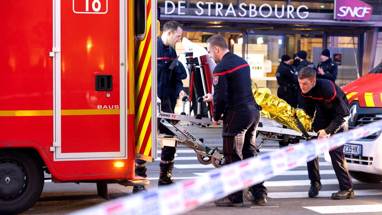 Un accident de tramway fait au moins 30 blessés dans la ville de Strasbourg. [AFP - STRINGER / ANADOLU]