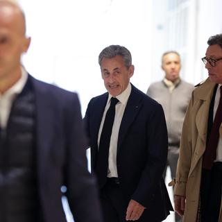 Ouverture du procès de Nicolas Sarkozy pour soupçons de financement libyen de sa campagne de 2017. [KEYSTONE - TERESA SUAREZ]