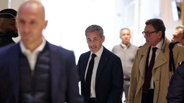 Ouverture du procès de Nicolas Sarkozy pour soupçons de financement libyen de sa campagne de 2017. [KEYSTONE - TERESA SUAREZ]