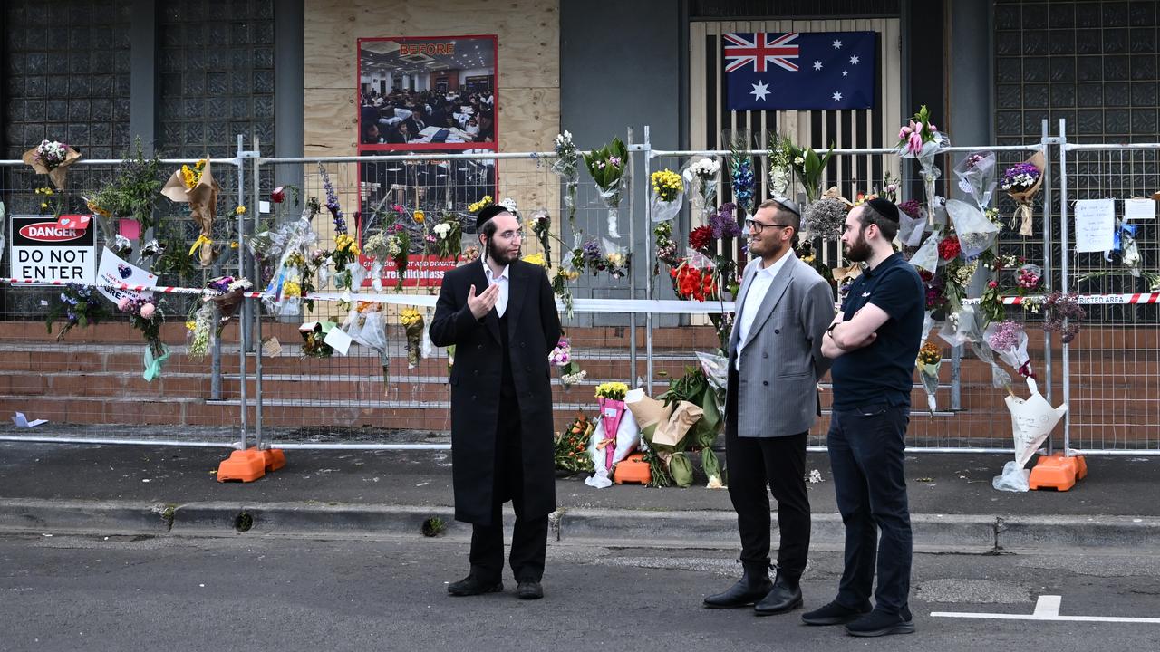 Un incendie criminel a provoqué des dégâts importants dans une synagogue de Melbourne le 6 décembre dernier. [KEYSTONE - JOEL CARRETT]