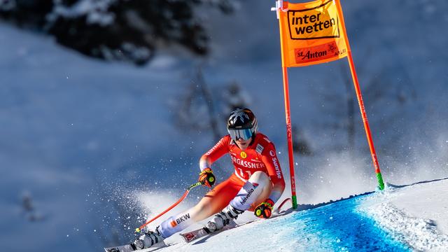 Lara Gut-Behrami a terminé au pied du podium. [KEYSTONE - EXPA/JOHANN GRODER]