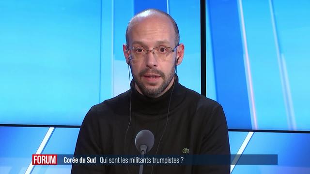 Qui sont les partisans "trumpistes" du président sud-coréen Yoon Suk-yeol? Interview de Lionel Fatton