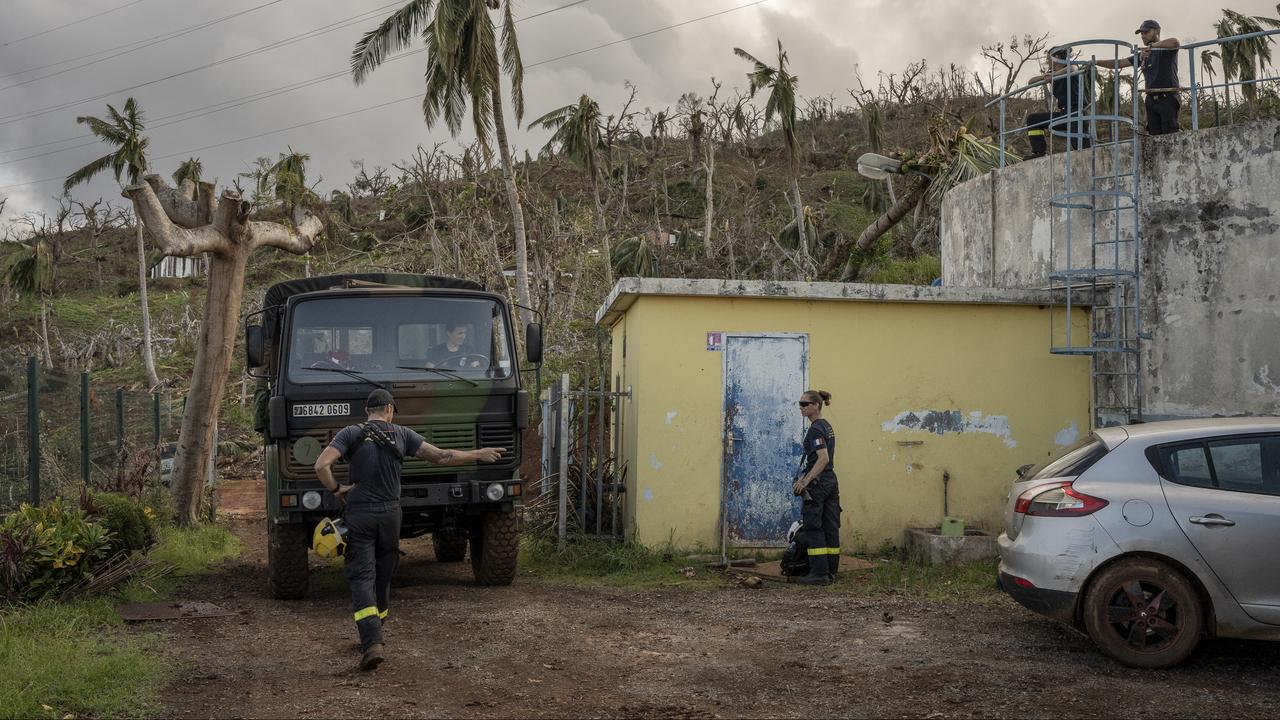 Dévastée par le cyclone Chido le mois dernier, Mayotte a été placée samedi en alerte orange à l'approche d'un nouveau cyclone. [AP Photo/Keystone - Adrienne Surprenant]