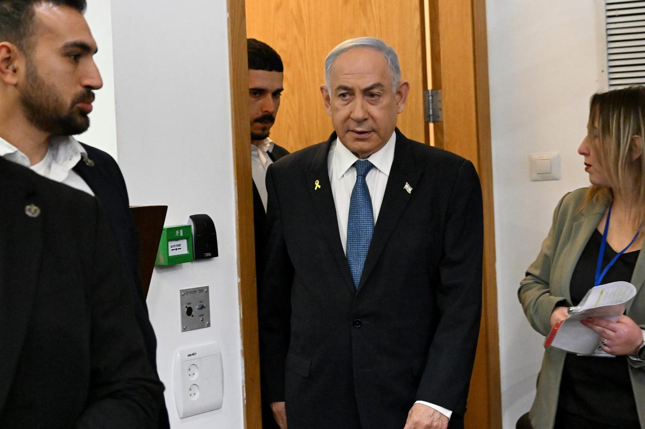 Le Premier ministre israélien Benjamin Netanyahu. [KEYSTONE - DEBBIE HILL / POOL]