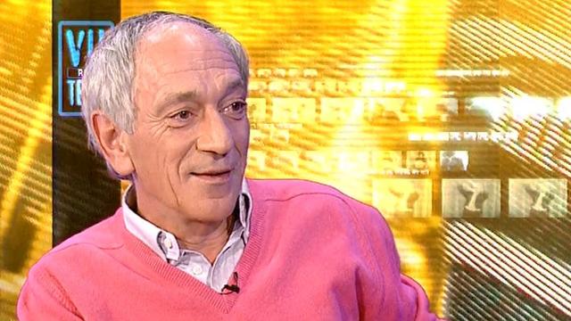 Jacques Zanetta sur le plateau de Vu à la Télé en 2008. [RTS]