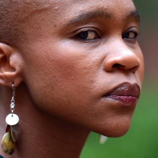 La chorégraphe et danseuse sud-africaine Dada Masilo le 26 septembre 2012 à Lyon. [AFP - Philippe Desmazes]