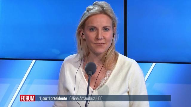 Un jour une présidente: l'Union démocratique du centre de Céline Amaudruz