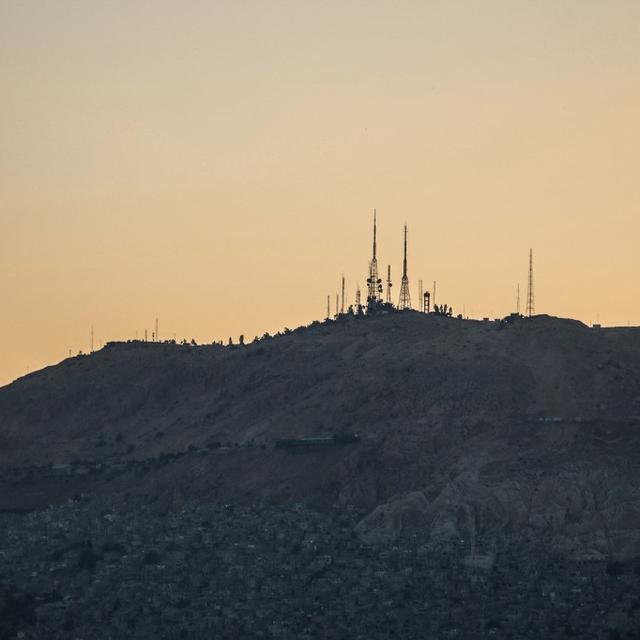 Le Mont Qassioun en Syrie. [AFP - Amer AlMohipany / NurPhoto]