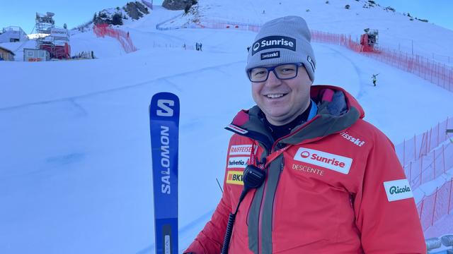 Valentin Crettaz a rejoint l'encadrement de l'équipe de Suisse de vitesse l'été dernier. [Floriane Galaud]