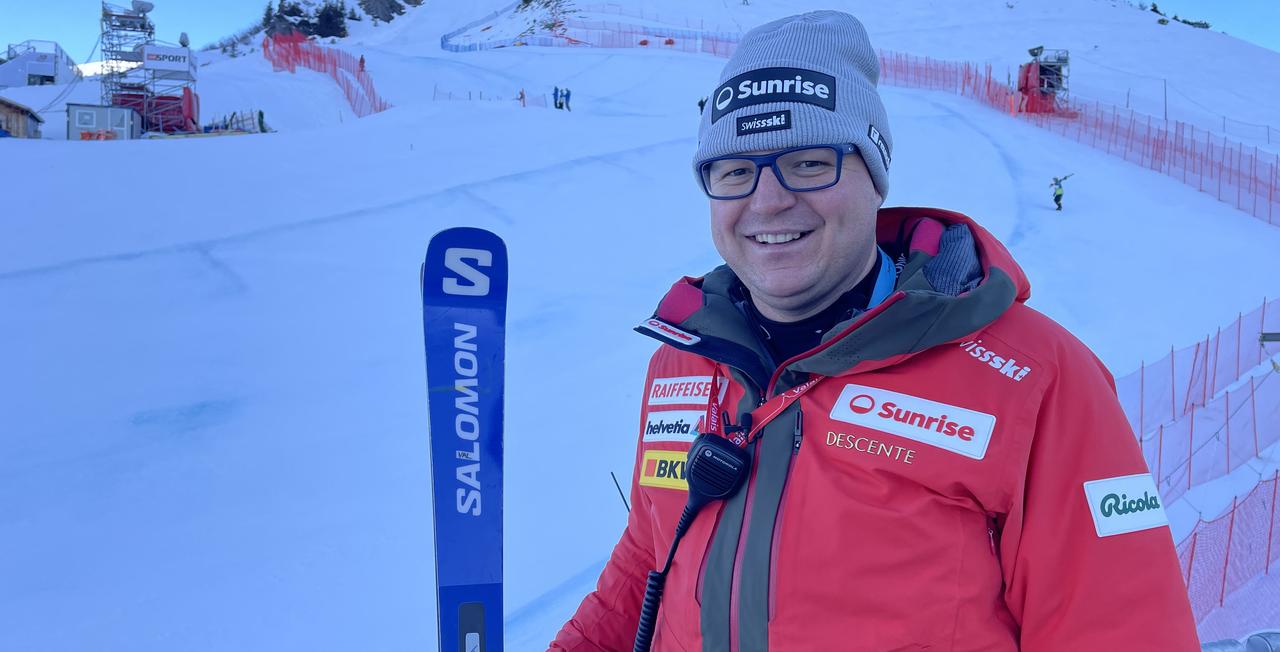 Valentin Crettaz a rejoint l'encadrement de l'équipe de Suisse de vitesse l'été dernier. [Floriane Galaud]