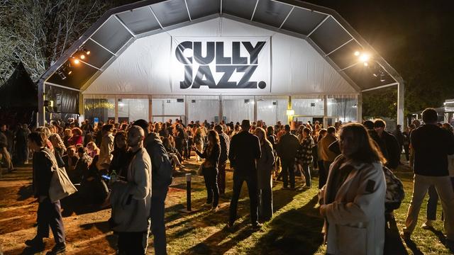 La scène du Chapiteau lors de l'édition 2024 du Cully Jazz. [Keystone - Cyril Zingaro]