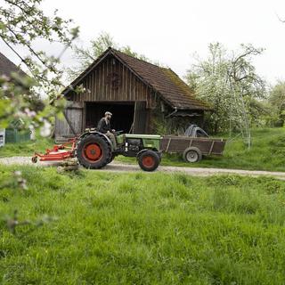 Les agriculteurs suisses réitèrent leurs inquiétudes concernant leurs revenus en 2025. [Keystone]