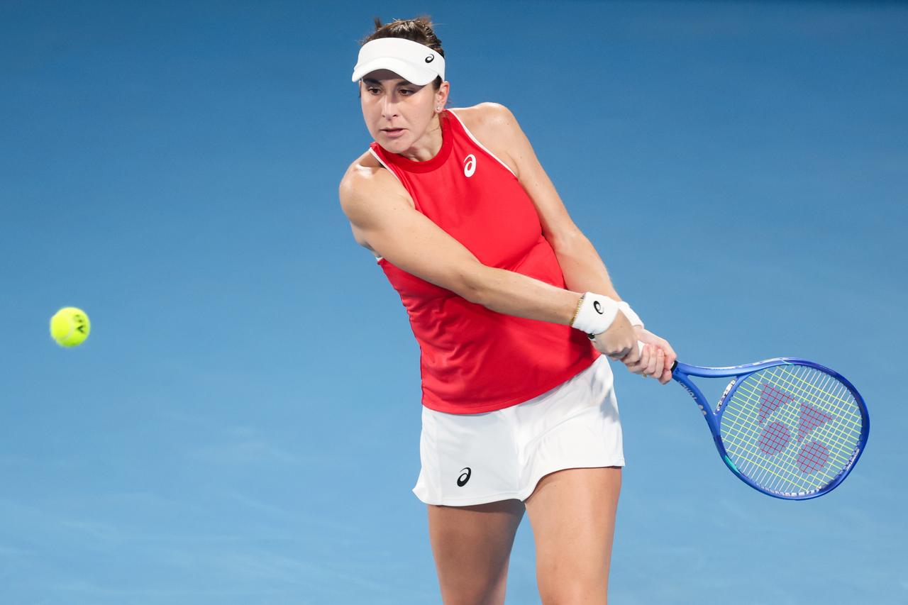 Après la naissance de sa fille, Belinda Bencic a réussi un retour plutôt encourageant sur le circuit. [KEYSTONE - MARK EVANS]