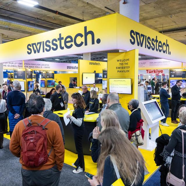 Le swisstech Pavilion au CES de Las Vegas. [CES 2024]