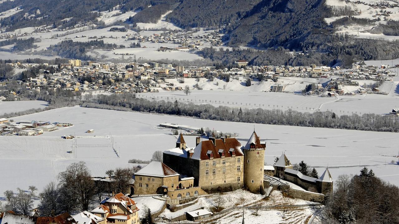 Nouvelle hausse de fréquentation au château de Gruyères. [KEYSTONE - SIMONE ZIMMERLI]