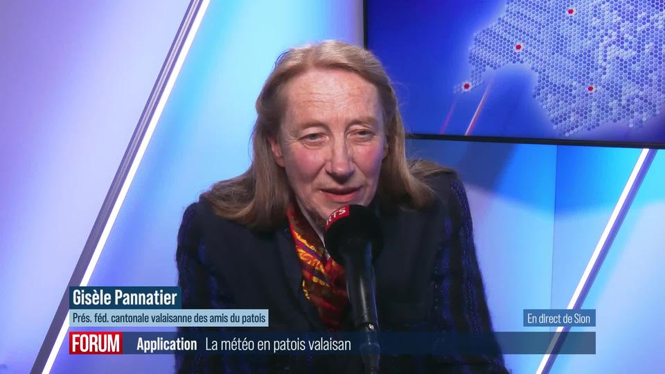 Un bulletin météo en patois valaisan: interview de Gisèle Pannatier