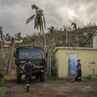 Dévastée par le cyclone Chido le mois dernier, Mayotte a été placée samedi en alerte orange à l'approche d'un nouveau cyclone. [AP Photo/Keystone - Adrienne Surprenant]