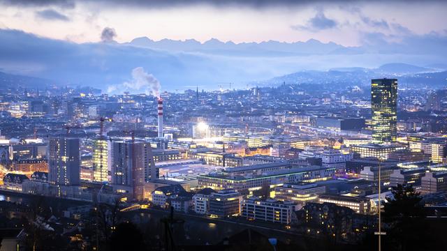 La ville de Zurich. [Keystone - Michael Buholzer]