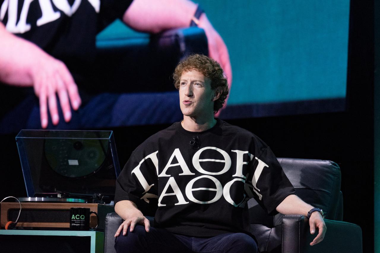 Mark Zuckerberg, PDG de Meta, assiste à un panel d'enregistrement en direct sur Acquired, un podcast technologique, au Chase Center de San Francisco, en Californie, le 10 septembre 2024 (image d'illustration). [REUTERS - Laure Andrillon]