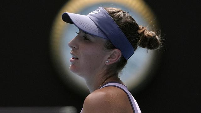 Tennis: Belinda Bencic en huitième de finale de l’Open d’Australie. [AP Photo/ Keystone - Asanka Brendon Ratnayake]