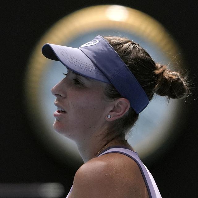 Tennis: Belinda Bencic en huitième de finale de l’Open d’Australie. [AP Photo/ Keystone - Asanka Brendon Ratnayake]