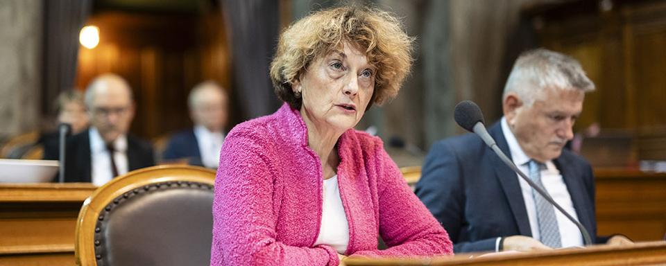 Marianne Maret, conseillère aux Etats (Le Centre/VS). [Keystone - Alessandro della Valle]