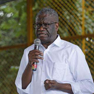 Denis Mukwege, Prix Nobel de la Paix en 2018 pour son combat contre les violences sexuelles. [EPA / Keystone - MAURICIO DUENAS CASTANEDA]