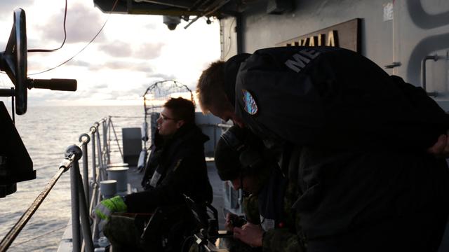 Les câbles telecom endommagés dans la mer Baltique ont été réparés (image d'illustration). [Reuters - Estonian Navy]