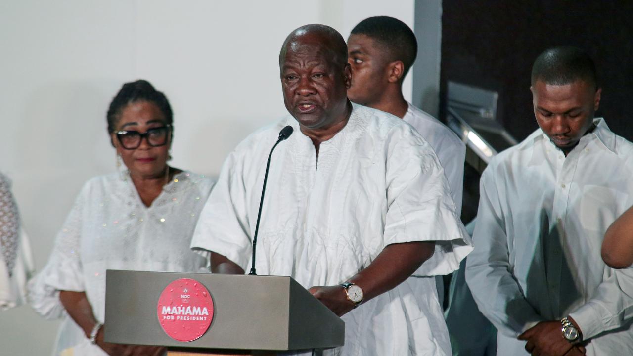 Le nouveau président ghanéen, John Dramani Mahama. [Keystone - EPA/Christian Thompson]