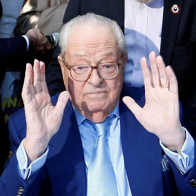 Le rôle de Jean-Marie Le Pen "relève du jugement de l'Histoire", a réagi l'Elysée. [AP photo]